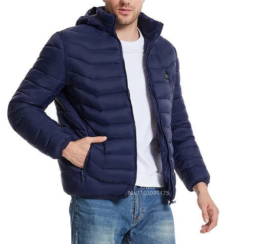 Heated Jacket Men Warm Vest USB Self Heating